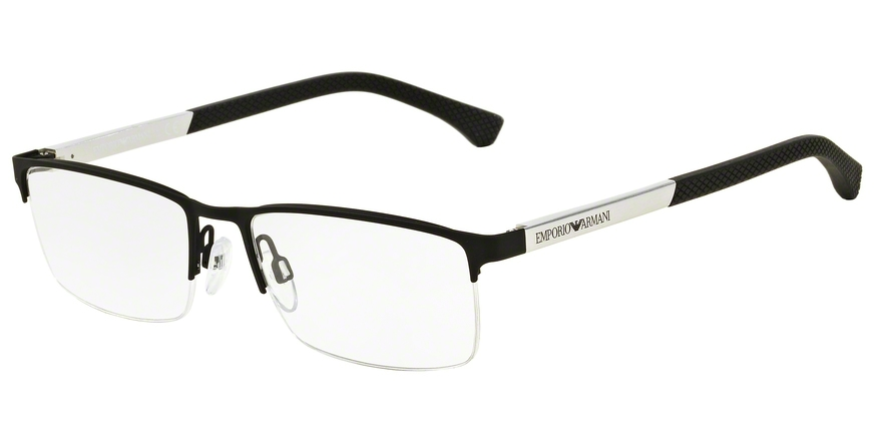 Emporio Armani EA1041 3094 – Schmale Metallbrille Schwarz